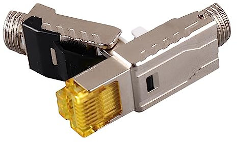 Homoyoyo Conector De Blindado Para Cable Ethernet Conector Blindado Conectores Modulares Para Uso Doméstico