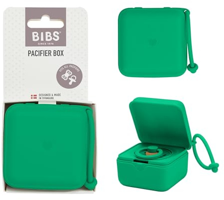 BIBS Dummy Box, Steriliser Case, Clean & Travel-Friendly, Cactus