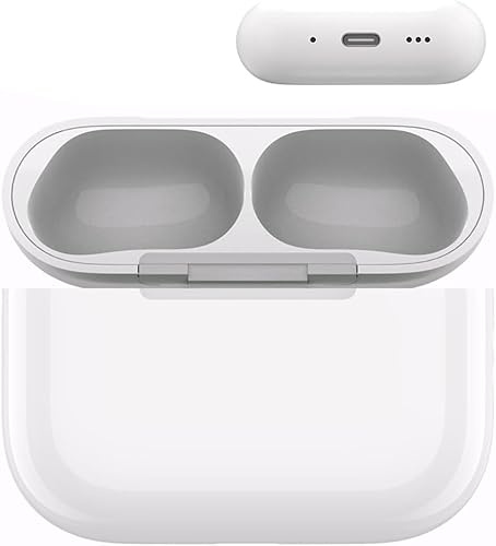 Kabelloses Ladecase Ersatz kompatibel mit Air Pods Pro 3 (2025) | Wireless Charging Case mit Bluetooth Pairing Sync Button 450mAh eingebauter Akku