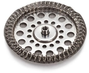 Alessi Gruppo filtrante per caffettiera a filtro a pressa 9094/3, acciaio inossidabile, argento 6,8 cm'
