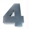 Large Number Four Birthday Wedding Anniversary Cake Tin - Cake Pans