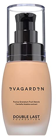 Evagarden, Double Last Foundation, fondotinta, colore numero 164 (brush), 1 pezzo (30 ml) (etichetta in lingua italiana non garantita)