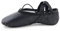Black Ballet Canvas Dance Shoes Gymnastic Yoga Shoes Flat Split Sole Leather Ballerina Girls Ladies Children's and Adult's Sizes (12 Kids)
