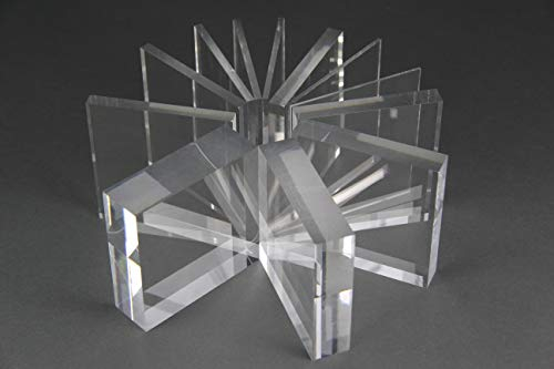 nattmann PLEXIGLAS ® Acrylglas - XT - PMMA - Acrylplatte & Acrylscheibe 2-10 mm - Klare & Transparente Kunststoffplatte - für Hobby & Bastler - 2 mm, 300 x 300 mm