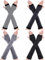 SATINIOR 4 Paar Lange Fingerlose Handschuhe Wärmer Daumenloch Ellenbogen Länge Handschuhe für Frauen (Farbe Set 1)