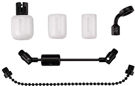 New Direction Tackle Teflon T4 Bite Indicator Bobbin(Three White Bodies) with Carbon Arm for Carp Fishing
