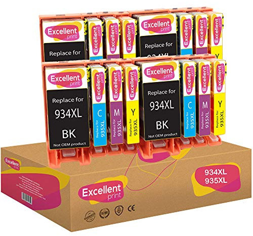 Excellent Print 934XL 935XL 934 XL 935 XL Kompatibel Tintenpatronen für HP Officejet 6812 6820 Officejet Pro 6230 6830