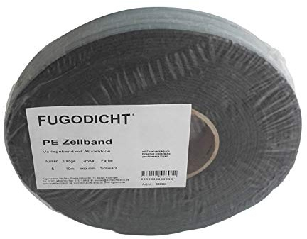 Fugodicht PE Zellband-Vorlegeband 3x10mm x 50m schwarz