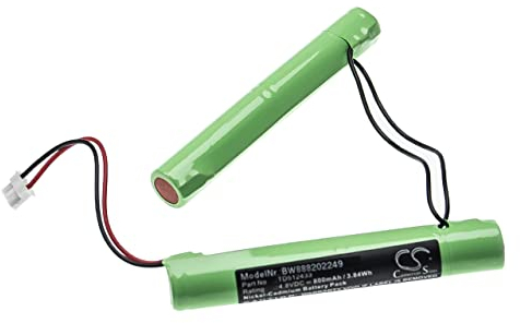 vhbw Akku Ersatz für Baes TD512433 für Fluchtweg, Notfallbeleuchtung (800mAh, 4,8V, NiCd)