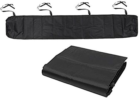 Walhome Housse de protection pour auvent d'extérieur, housse pour auvent de terrasse, housse de store enroulable rétractable, housse étanche à la poussière (2)