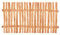 BooGardi Zaunelement Haselnuss · 144 Größen · 150 x 180 cm (3-4 cm) · Staketenzaun Bausatz für Lattenzaun/Bretterzaun · Gartenzaun Holzzaun