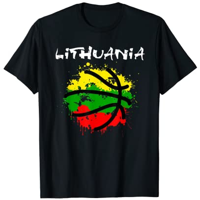 Litauen, Basketball, abstrakt, Litauen, starker Basketball T-Shirt