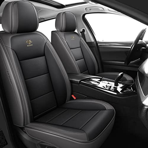 QIOZO Sitzbezüge Auto Autositzbezüge Universal Set für Vw Volkswagen Golf 6 GTI Golf 7 Golf 7 GTI Golf tdi Golf sportsvan Auto Zubehör/dunkelgrau