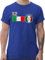 T-Shirt Herren - Fußball EM WM - 12. Mann Italien Mannschaft - 4XL - Royalblau - italienische Trikot Fussball Shirt männer Europameisterschaft Italy Tshirt Italia fussballtrikot fu Ball italen