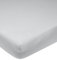 Meyco Home Basic Jersey Uni Spannbettlaken Doppelbett (Bettlaken mit weicher Jersey-Qualität, aus 100% Baumwolle, perfekte Passform durch Rundum-Gummizug, atmungsaktiv, Maße: 160 x 200 cm), Hellgrau