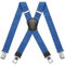 Sencillo Hosenträger Herren Breit mit Starken Clips X-Form Hellblau