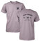 Camiseta de Manga Corta Hombre - Algodón Orgánico - Camiseta Cuello Redondo (L, Lila)