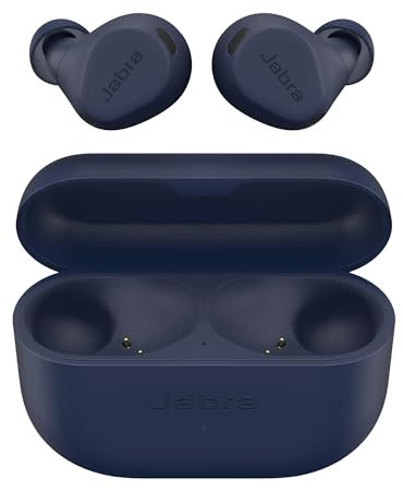 Jabra Elite 8 Active - Best and Most Advanced Sports Wireless Bluetooth Earbuds with Comfortable Secure Fit, Military Grade Durability, Active Noise Cancellation, Dolby Surround Sound – Navy