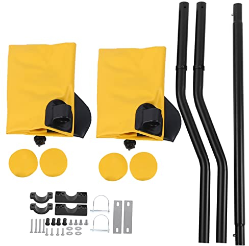 Mokernali Kajak-Ausleger-Stabilisator, PVC-Kajak-Ausleger-Kit, Schlauchboot-Kanu-Stabilisator, Schwimmender Ausleger Zum Angeln, Schwimmendes Balancieren(Gelb)