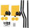 Mokernali Kajak-Ausleger-Stabilisator, PVC-Kajak-Ausleger-Kit, Schlauchboot-Kanu-Stabilisator, Schwimmender Ausleger Zum Angeln, Schwimmendes Balancieren(Gelb)