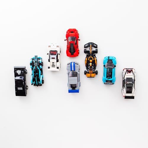 Capricorn Goods Wandhalterung Haken für Speed Champions Autos – einfach zu installierende Wandhalterung Display Haken für Ziegelautos (8 Stück)