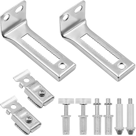Lot de 2 kits de réparation de porte pliante comprenant pivots supérieurs et inférieurs et roues de guidage pour la réparation de portes pliantes coulissantes de portes de placard