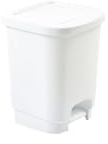 Whitefurze White 8L Pedal Bin
