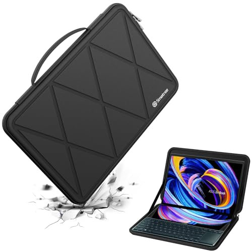 Smatree Hard EVA Protective Sleeve Case Compatible for 14 inch ASUS Zenbook Duo 14 (UX482), for 14inch ASUS Vivobook Flip 14 TP470/TM420 Water-Proof Sleeve(X8251)