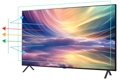 KELUNIS TV Anti Blue Light Screen Filter Für 32, 37, 40,42Inch, Blue Light Monitor Screen Protector Panel Anti Glare Reduzieren Sie Augenbelastung Helfen Sie Besser Zu Schlafen,39inch