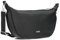 Zwei Damen Handtasche Mademoiselle.M M70 Moon-Bag 4 Liter Trend-Tasche in Halbmond-Form vielseitig als Bauchtasche Crossbody-Bag Abendtasche Umhängetasche zu tragen (nubuk-black)
