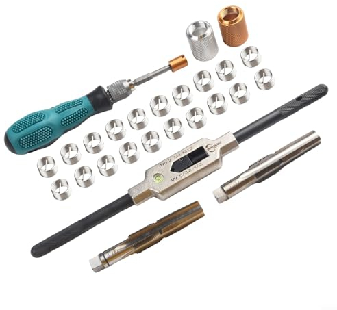 Zuverlässiges Fahrrad Kurbelarm Pedal Reparatur Set Fix für beschädigte Gewinde, 9/16 Zoll Gewinde