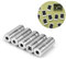 KINHARD 50 Stück Neodym Magnete mit Loch, 3 mm Magnet Neodym, Mini Magnete Stark, Magnetischer Rundloch Magnet, zum Anhaften von Gegenständen auf Metall