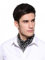Prettystern Herren Seidentuch Satin Bandana Nickituch kleines Halstuch 53 cm 100% Seide Satin Tuch Schwarz weiß Kariert 2.