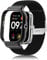 Niboow Bracelet Tressée pour Xiaomi Redmi Watch 4, Hommes Femmes Ajustable Tressé Élastique Bracelet pour Xiaomi Redmi Watch 4 (Noir)
