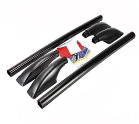 Dachreling Für Nissan D22 Für Navara D40 1,2 M Klebrige Stil Auto Dach Rack Gepäck Träger Bar Auto Zubehör Auto Dach Bar Relingträger(Schwarz)