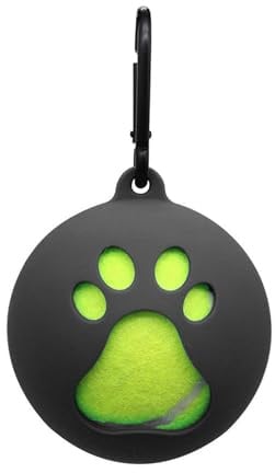 YOGOTEU Tennisball-Halter, Leinen-Befestigung, Haustierball-Abdeckung, Halter, tragbarer Tennisball-Clip