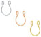 D.Bella 3Pcs Fake Nose Rings 20G 8mm Chirurgenstahl Faux Lip Septum Nose Rings Hoop Set Clip On Piercing Körperschmuck für Frauen Männer