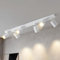 Lichtmaler Deckenstrahler 6 Flammig Deckenlampe Weiß - LED Deckenleuchte Deckenspot Strahler GU10 Schwenkbar 350° Spots für Wohnzimmer Schlafzimmer Küche, Ohne Leuchtmittel