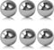 Edelstahl Gartenkugel, 6 Stück 50 mm Spiegelpoliert Hohlkugel,Edelstahl Blickball,Reflektierende Gazing Ball, Schwimmende Teichkugeln, für Hausgarten Ornament Dekorationen