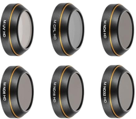 Filter für DJI Mavic Pro – UV Scrim, ND-Polarisator, CPL-Polarisator, Nanobeschichtetes optisches Glas, wasserdicht, beschlagfrei, kratzfest, leichter Luftfahrt-Aluminiumrahmen (UV CPL ND4 ND8 ND16