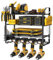 4 Layers Power Tool Organizer Storage Rack, Wall Mount Drill Holder For Power Drill Tools, Space Saving, Sturdy And Durable, Easy To Install, Add More Storage Space To Garage, Home, Workshop, Etc