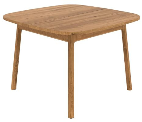 Lomadox Ausziehtisch Esstisch Tisch Esszimmertisch ausziehbar, 120/160x90cm, Wildeiche massiv geölt, Echtholz/Massivholz