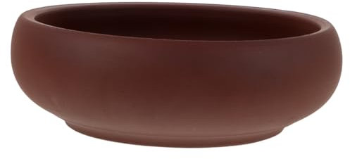 SOIMISS Traditionelle Teeschale aus Ton 600 Ml mit Rustikalem Vintage Design Vielseitig für Teerituale und Indoor Kamin Eleganter Brauner Trinkbecher für Teeliebhaber
