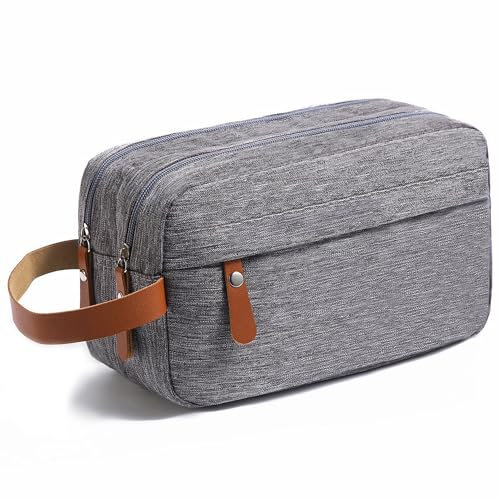 Fyriswho Trousse de Toilette Homme,Trousse de Toilette Voyage,Make-up de Maquillage Portable de Voyage,Suspendue Homme Organisateurs de Toilettes,Sac Cosmétique pour Gym Business et Vacanc (Bleu)