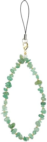 OFFCUP Dragonne Telephone Portable, 1PCS Chaîne Téléphone Portable Charme De Téléphone, Anti-Perte Bohème Longe de Téléphone, Cristal Naturel Bracelet Telephone avec Perles