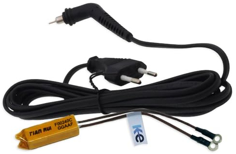 Anakel Home Ersatznetzkabel und Wärmesicherung, 240 °C, kompatibel mit GHD MK4, MK4.2, MK5, drehbares Kabel, 1,50 m