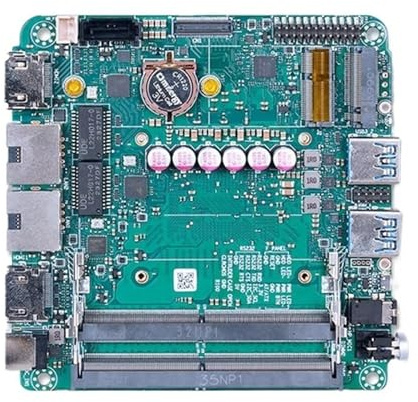 Mini industrial control motherboard R5-7840 R7-8845HS dual network port high-performance computer host