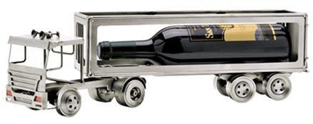 Hinz & Kunst Porte Bouteille Camion Moderne en Acier.