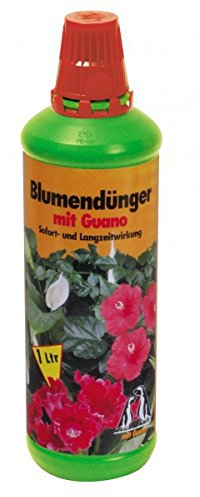 Blumendünger Naturdünger Gartendünger Flüssigdünger Guano 1 Liter Flasche