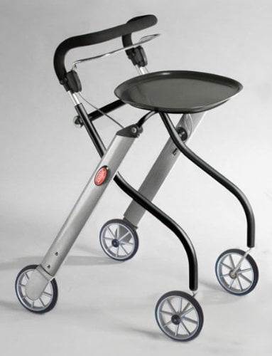Trustcare Let's Go Indoor, Rollator, Schwarz/Weiß